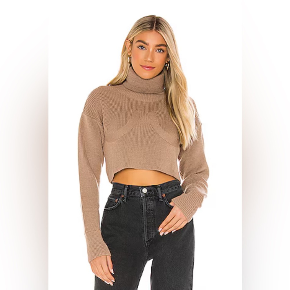 OW INTIMATES - Annika Bra Knit Sweater in Nude - Sz M